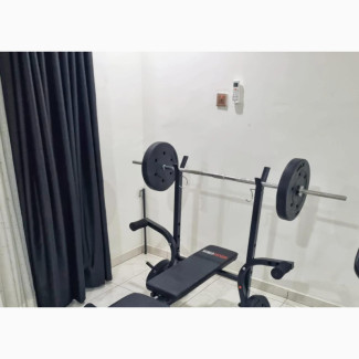 Home Gym Weight Bench, 50kg Weight Plates