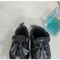 Black Unisex Prewalker Shoes 0-4months