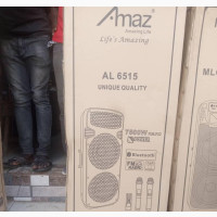 Amaz Double 15 Pa System 75000W With 2 Mics
