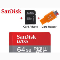 Sandisk 64GB Ultra Micro Card + Free Card Reader