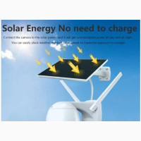 Wi-Fi Tuya Smart Solar Powered PTZ Speed Dome Camera