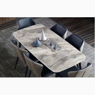 Royal Marble Dining Table Set with Chairs - Strong and Durable