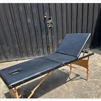 Wooden Massage Bed - Foldable and Adjustable Height
