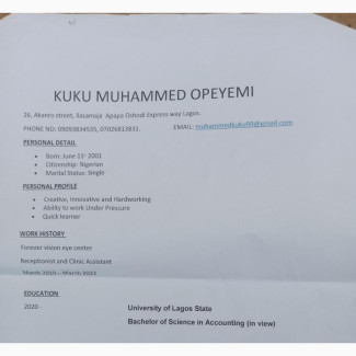 Office Receptionist