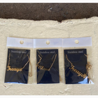 Non Tarnish Custom Necklace