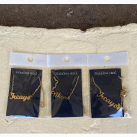 Non Tarnish Custom Necklace