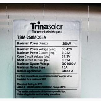 Trina Solar 72 Cells Panel