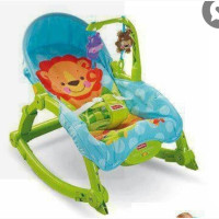 Infant To Toddler Vibrating Portable Baby Bouncer Rocker
