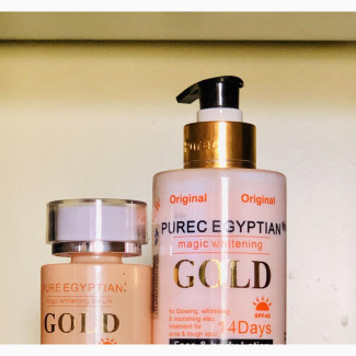 Purec Egyptian Gold Magic Whitening Lotion Serum Black Lid