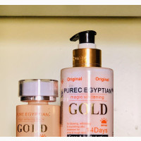 Purec Egyptian Gold Magic Whitening Lotion Serum Black Lid