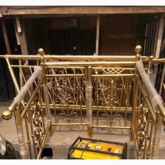 272) Gold Design Stainless Steel Handrails Made in Turkey