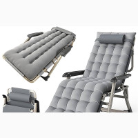Relaxing Chair With Cushion Headrest