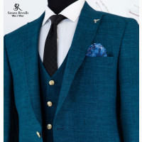 Senzo Rivolli Men#039;s Classic Tuckey#039;s Fitted Suits
