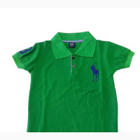 Kids Unisex Green Polo Shirt 3-8yrs