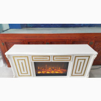 TV Stand With Fire Plates