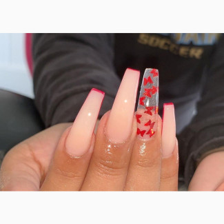 Pedicure Manicure. (Nails Nail Care Services)