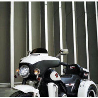 White Harley Davidson