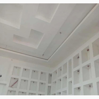 P O P Celling, TV Stand and Well Decorations