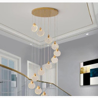 Nordic Bubble Crystal Chandelier Light