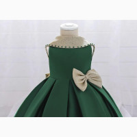 Atalia Hanging Neck v-Back Sleeveless Kiss Pleated Dress