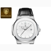 Poedagar Leather Wristwatch