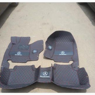 Benz C300 Logo Tiles Floormat