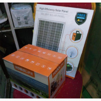 4 Bulbs Solar Kit. With Mp3 Player