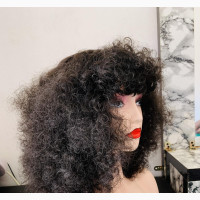 Curly Fringe Wig