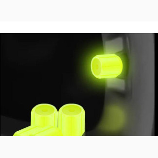 Glowing Luminous Tire Cap Valves - 4pcs