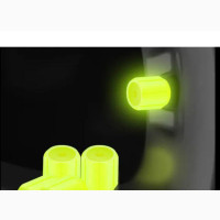 Glowing Luminous Tire Cap Valves - 4pcs
