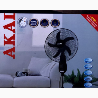 Akai 18 Rechargeable Standing Fan - Brand New