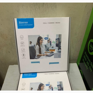 Stereo Headsets 3.5mm USB Noise Cancel Mic