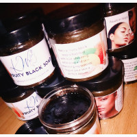 Natural Fruity Black Soap