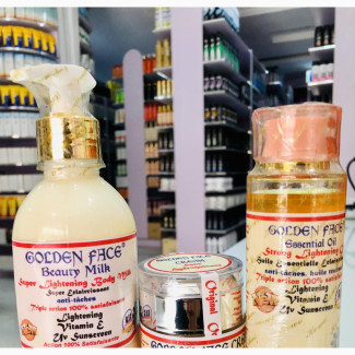 Golden Face Lotion, Facial Cream, Oil