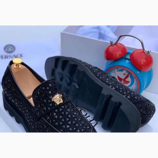 Versace Cooperate Shoe - Brand New Leather Flat Shoes for Men