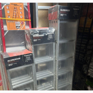 Aluminium Topwork Foldable Ladder 24ft, 20ft, 16ft