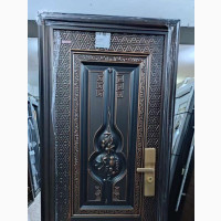 Italian Copper Steel Security Door 210x900mm Brown