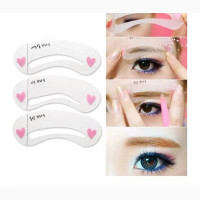 6 Pieces DIY Eye Brow Stencil