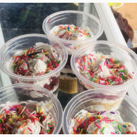 Delicious Cake Parfait Available