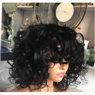 Curly Fringe - Healthy Hair Omotola Curly Fringe Wig for Sale