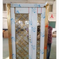 Stainless Glass Bulglary Security Doors